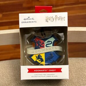 Hallmark Hogwarts Crest Ornament with Red, Blue, Yellow, Black